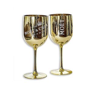 독일 모엣샹동 샴페인잔 와인잔 Moet and Chandon Gold Ice Imperial Plastic Champagne Flutes