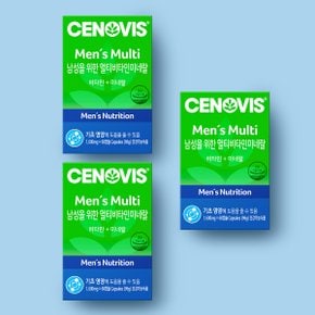 남성 멀티비타민미네랄 (60캡슐, 60일분) 3통