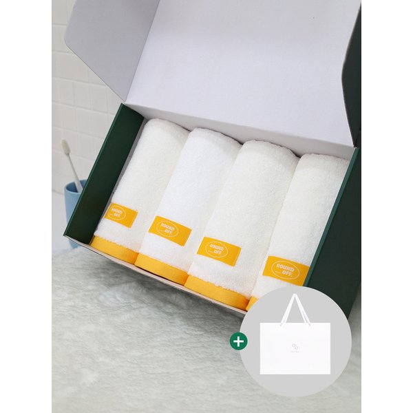 1퍼센테이지 망고 180g 30수 코마사 타올 4P 선물세트