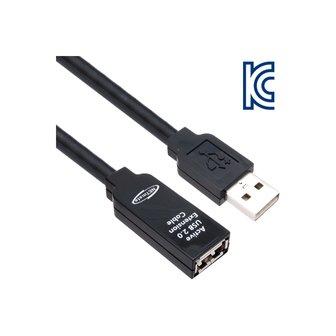 엠지솔루션 [CBL-203D-20M] NETmate USB2.0 리피터 (20m)(아답터)