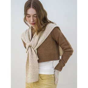 ssorel twist shawl muffler 4colors