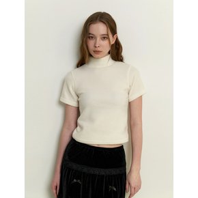 warmer turtleneck top - off white