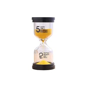 일본 모래시계 모래멍 Hourglass Timer Countdown 5 Minute Colorful Brushing Interior Desktop