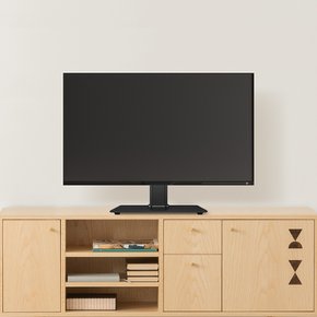 모니터 티비 거치대 TS-002s tv 스탠드 탁상용 브라켓 거실장 좌우 회전 높이조절 스마트 받침대