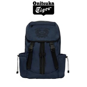 오니츠카타이거 남녀 공용 시그니처 로고 자수 백팩 가방 네이비 3183B154.400