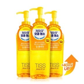 TISS 딥오프 딥클렌징오일 320ml 3개