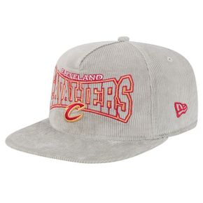 [해외] 1097734 뉴에라 모자 NBA 클리블랜드 캐벌리어스 Throwback Corduroy Golfer Hat Gray