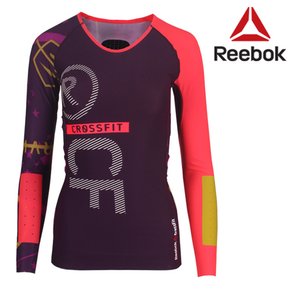 여성 RCF 플레이드라이/컴프레션 티셔츠-AA1109