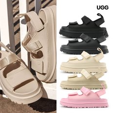 UGG 미국 어그 봄 여름 샌들 K 골든글로우 스트랩 씨솔트 블랙 핑크 5종택일
