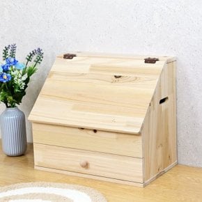 두리코 뉴삼나무 플라워 서랍 좌식화장대 미니화장대
