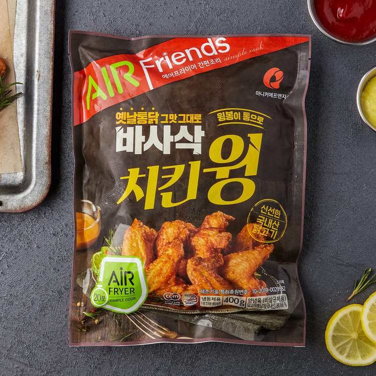 마니커에프앤지 바사삭치킨윙 400g, 믿고 사는 즐거움 SSG.COM 마니커에프앤지 바사삭치킨윙 400G, 믿고 사는 즐거움 Ssg.Com