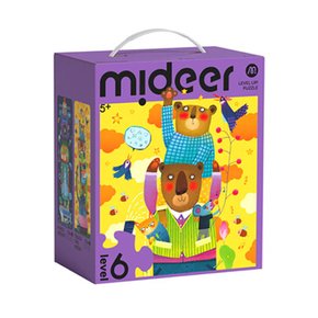 퍼즐 어린이 유아 레벨업 단계별 보관가방 그림 퍼즐 선물세트 LEVEL6 _상상의세계