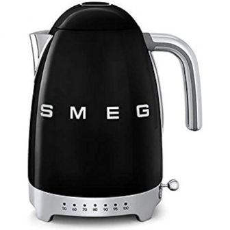  영국 스메그 전기포트 Smeg KLF04BLUK Variable Temperature Kettle 3D Logo 블랙 1767891