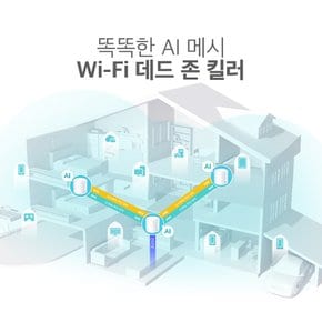 Deco X50 유무선공유기 WIFI 거실 3개 세트