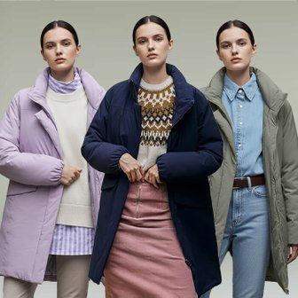 엘루아 [쉐비뇽] 여성 캐시미어 블렌디드 패딩 코트 3종 택 1