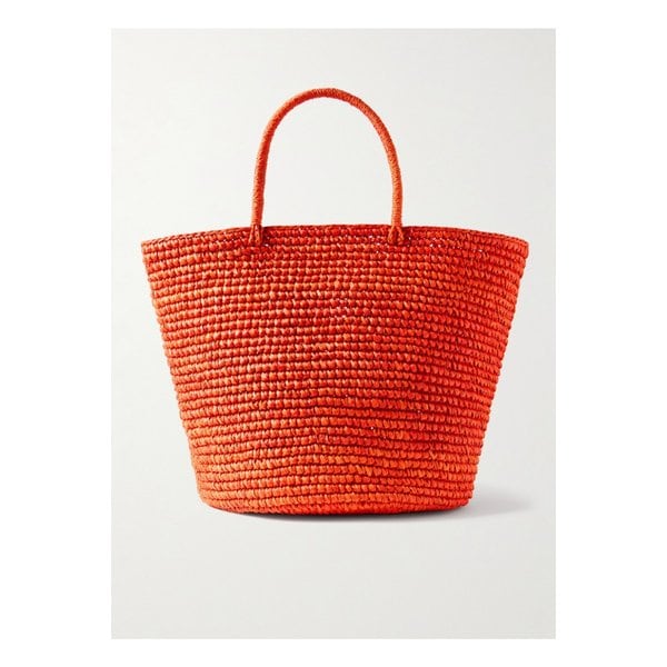 라지 스트로 토트 브라이트 오렌지 46376663162851000