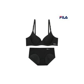 폴리 와이어 브라 드로즈 세트 블랙  FI4BAF2673FBLK 2SKU _P373882604