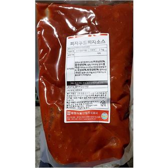 제이큐 기타소스 소스류 피자 소스 피자푸드 태원 전문점용 액상 2kg