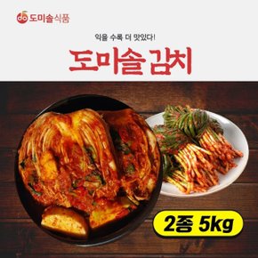 [도미솔] 포기김치 4kg+파김치1kg