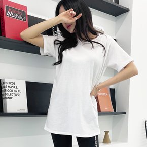 여성 레이어드 기본 반팔티 무지 라운드넥 완전 편한 데일리템 국내제작
