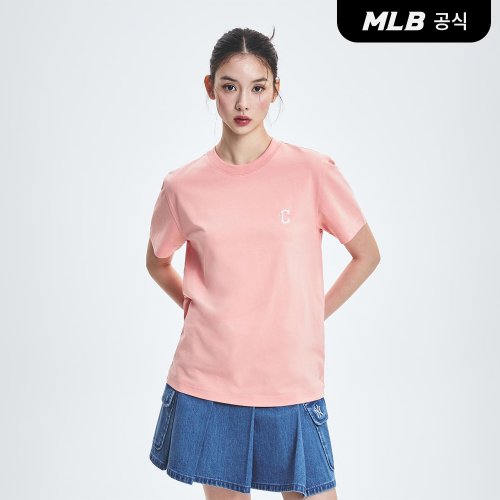 [엠엘비코리아공식] 베이직 컴포터블핏 반팔 티셔츠 CLE (Mg.Peach)