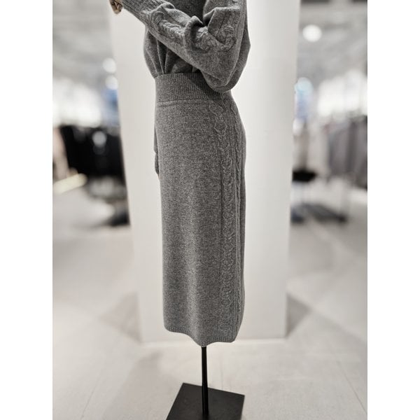 [파주점] [더아이잗컬렉션]울 케이블 H라인 니트 스커트 CRBA1SK701