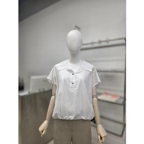 [부산점] 하프 슬리브 카라 블라우스 A262PWB513