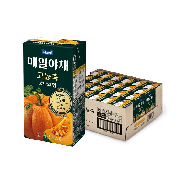 [매일유업] 매일야채 고농축 호박의 힘 125ml 24팩