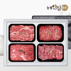 농협안심한우 1등급 선물세트 (등심+불고기+장조림) 1.2kg