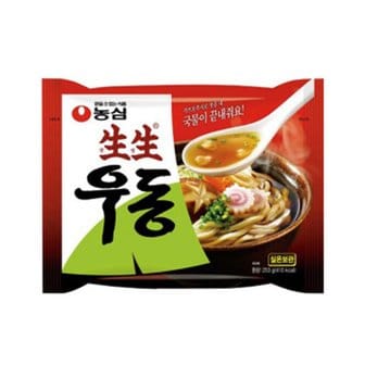  농심 생생우동 봉지면 253g x20개