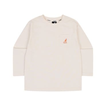 캉골키즈 포켓 클럽 로고 티셔츠 RC 0004 화이트_ARCCRT00040WH