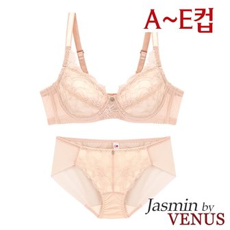 비너스자스민 A-E컵 레이스 보정 브라팬티2종(JB1254)80A-95E