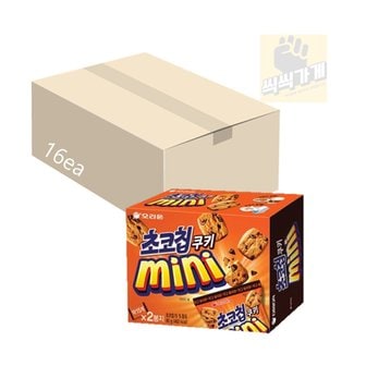 씩씩가게 초코칩쿠키 미니 90g x 16ea 한박스