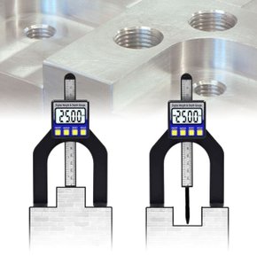 디지털 목공 기계 뎁스 단차 게이지 높이 깊이 측정기 (WBB8215)