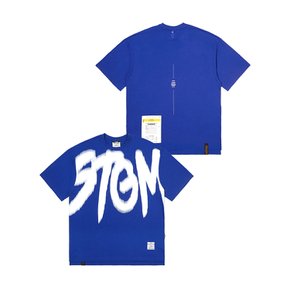 23 BLUR OVERSIZED T-SHIRTS BLUE