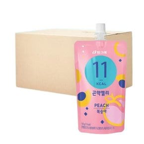 11kcal 곤약젤리 복숭아 130g 30개