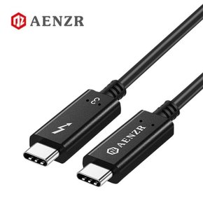 AENZR 썬더볼트3 USB Type-C 고속충전 케이블 50CM (W32513F)