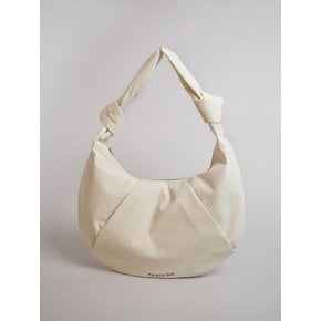 CROISSANT SHOULDER BAG - CREAM