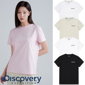 [24S/S] 디스커버리 DWRS74043 여성 프레시벤트 덴버 스몰로고 반팔티셔츠