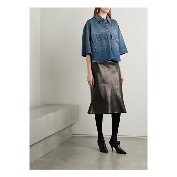 케이트 마샤 데님 셔츠 블루 1647597340050296