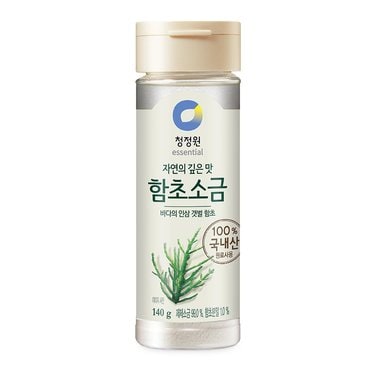 청정원 자연의 깊은맛 함초소금 140g/용기