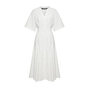 26SS 자크뮈스 고데트 셔츠 드레스 DRW00745AW00648100 White