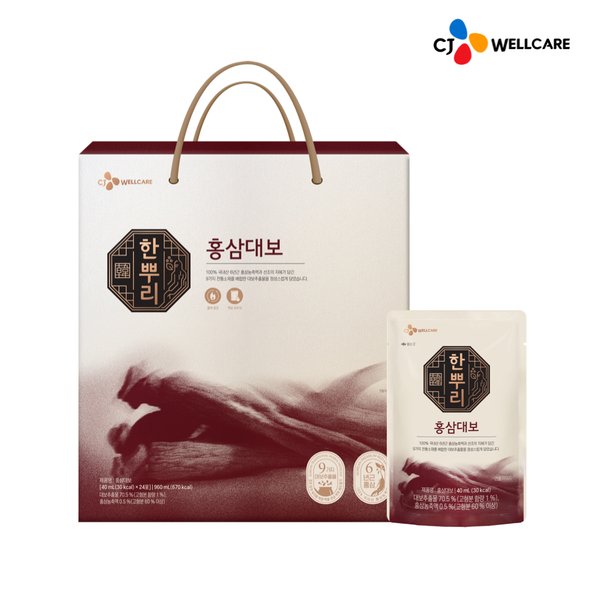 한뿌리 홍삼대보 40ml 24포