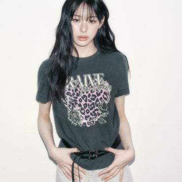 레이브 Love Leopard Graphic T-shirt VW5ME607_3color