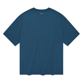 빅 플로리 그래픽 반팔 티셔츠 블루 MG2402ST05BL