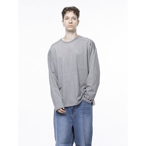 Pigment Slit Long sleeved - Gray /M243TP03GR