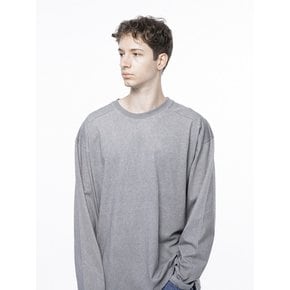 Pigment Slit Long sleeved - Gray /M243TP03GR