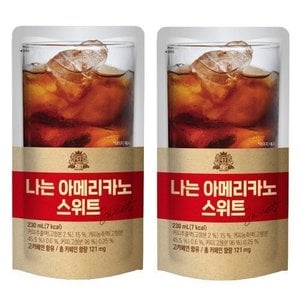  태웅 나는 아메리카노스위트 230ml x 50개입 파우치음료