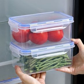 깔끔한 냉장고 정리용기 밀폐형 2size