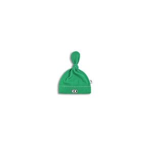 Plain Knotted Hat Bright green